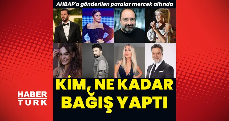 SON DAKİKA HABERLERİ: AHBAP soruşturması sürüyor... Derneğe gönderilen paralar mercek altında: Kim, ne kadar bağış yaptı? İşte o isimler! Son dakika haberleri