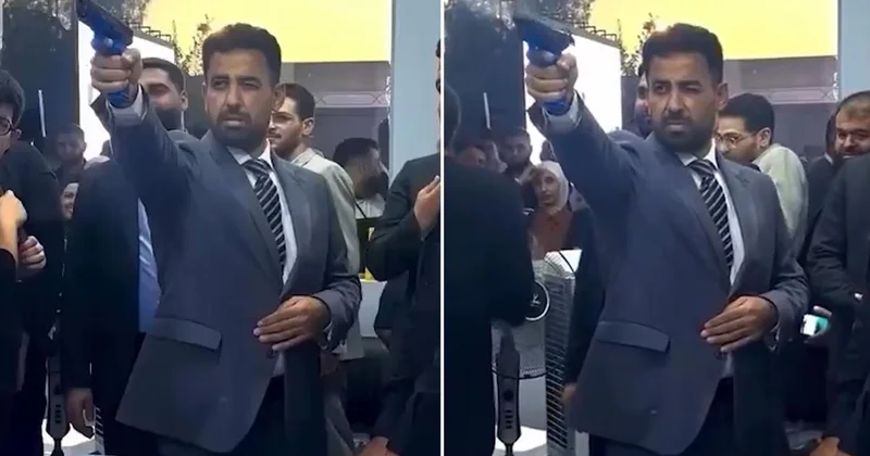 Sağlık Bakanı silahı eline aldı! Yaptığı herkesi şaşkına çevirdi