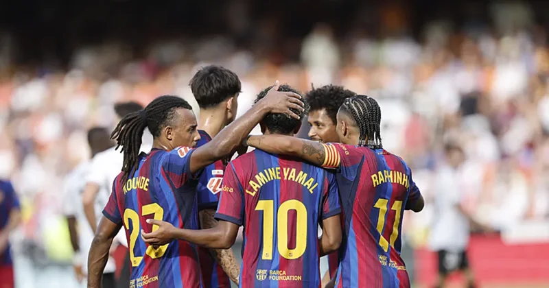 Barcelona, Valencia karşısında şov yaptı!