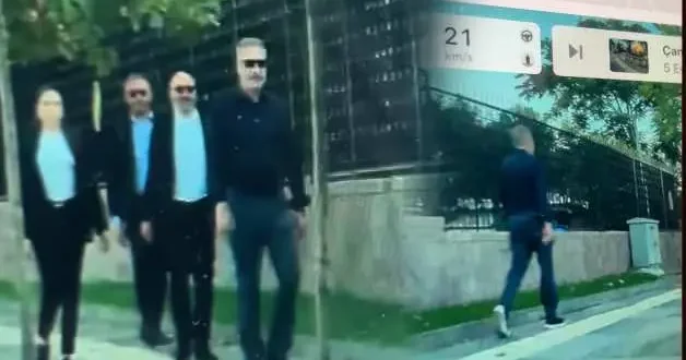 Dışişleri Bakanı Hakan Fidan Ankara sokaklarında yürürken görüntülendi
