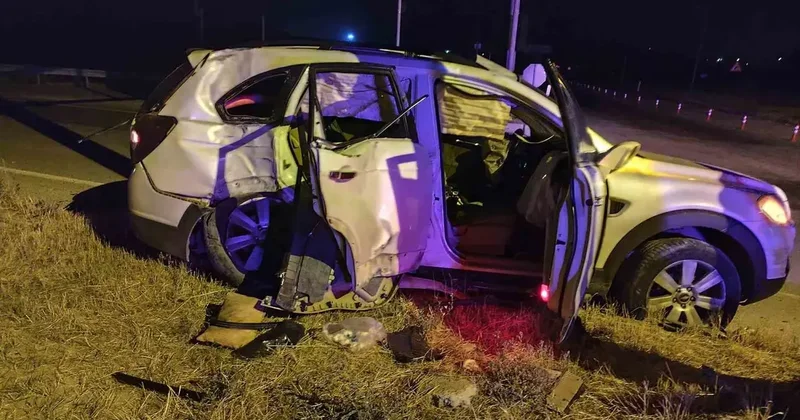 Çorum’da cip ile tur otobüsü çarpıştı: 2 ağır yaralı