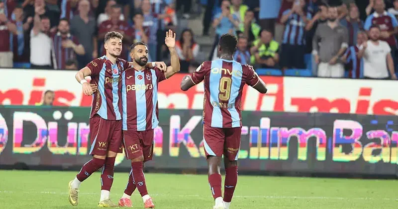 Trabzonspor dan 5 gollü galibiyet