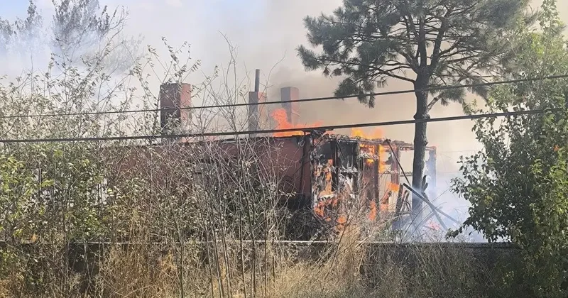 Tekirdağ’da korkutan yangın