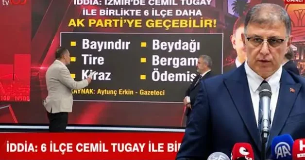 Canlı yayın İzmir ile ilgili ses getiren AK Parti iddiası