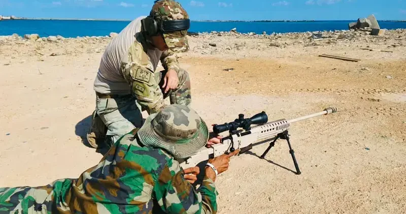 Türkiye Libya SAT Timi, Libya Deniz Özel Kuvvetler Eğitim Merkezi Komutanlığı nda eğitim veriyor