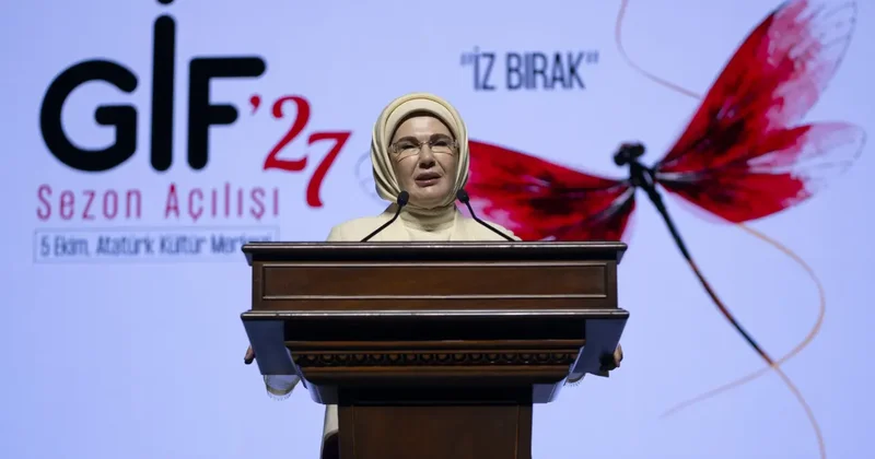 Emine Erdoğan GİF açılışında konuştu: Kayda geçmek iz bırakmak anlamına gelmiyor