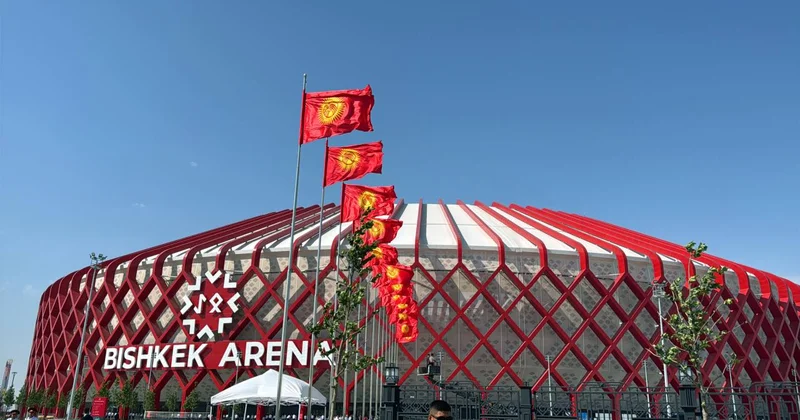 Kırgızistan da 51 bin kişilik Bişkek Arena Stadyumu nun resmi açılışı yapıldı