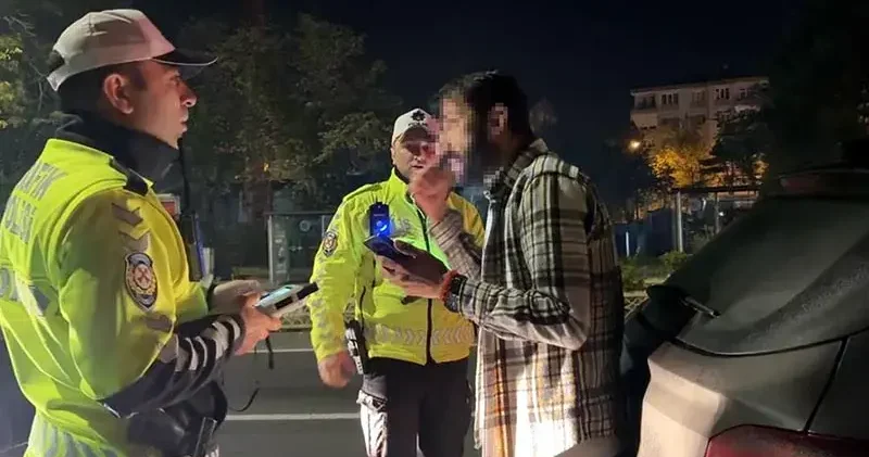 Alkolmetreyi üflemedi, kimlik numarasını soran polise, okumam yazmak yok’ dedi