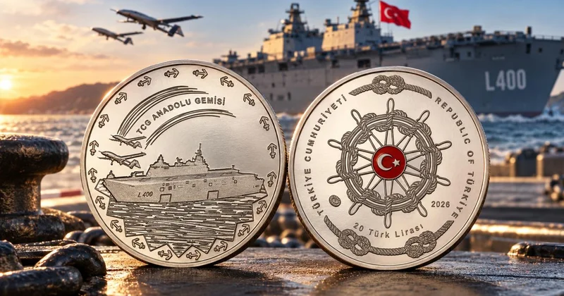 Darphane, TCG Anadolu için hatıra parası bastı