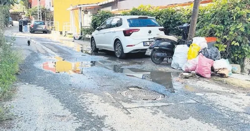Kanalizasyon suyu isyan ettirdi
