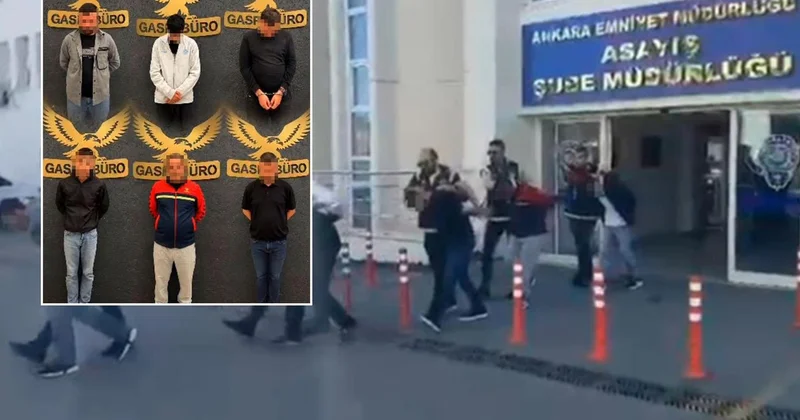 Ankara da iş yeri ve iki araca silahlı saldırıya karışan 6 şüpheliden 5 i tutuklandı