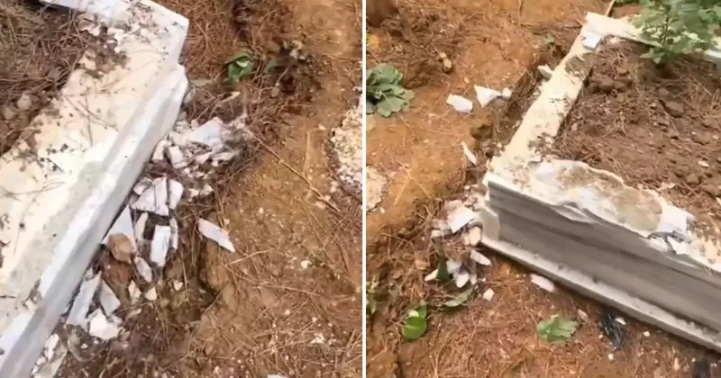 Semih Çelik in mezarını parçaladılar