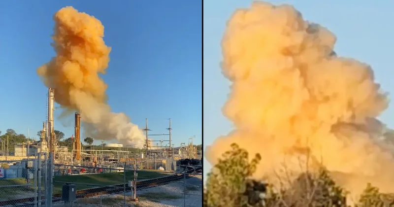 ABD deki kimya tesisinde patlama! Amonyak sızıntısı paniğe sebep oldu
