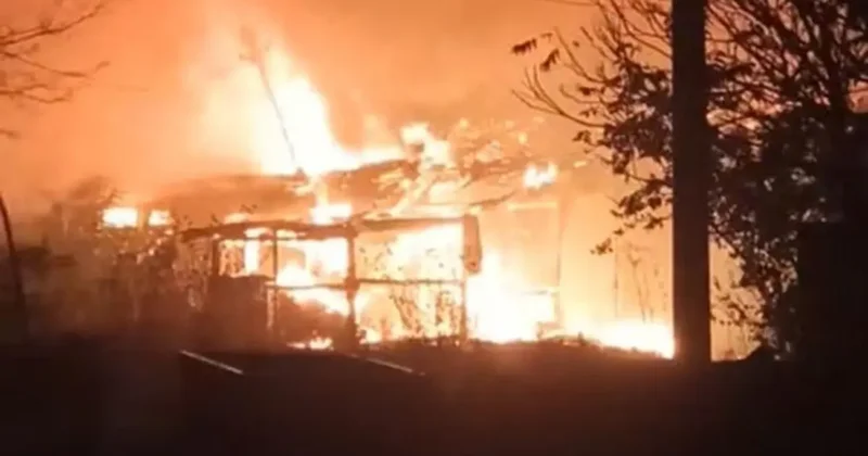 Tekirdağ’da iş yerinde korkutan yangın