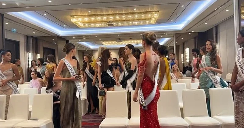Güzellik yarışmasında skandal anlar: Miss Universe yarışmacıları salonu terk etti