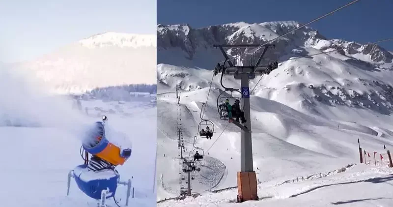 Davraz a kar makinesi; sezon erken açılıp geç kapanacak