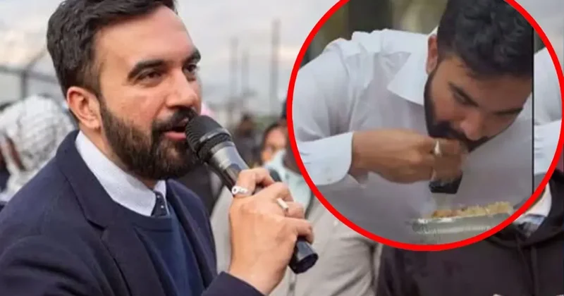Seçim zaferinin ardından Mamdani nin eliyle yemek yediği anlar yeniden gündem oldu
