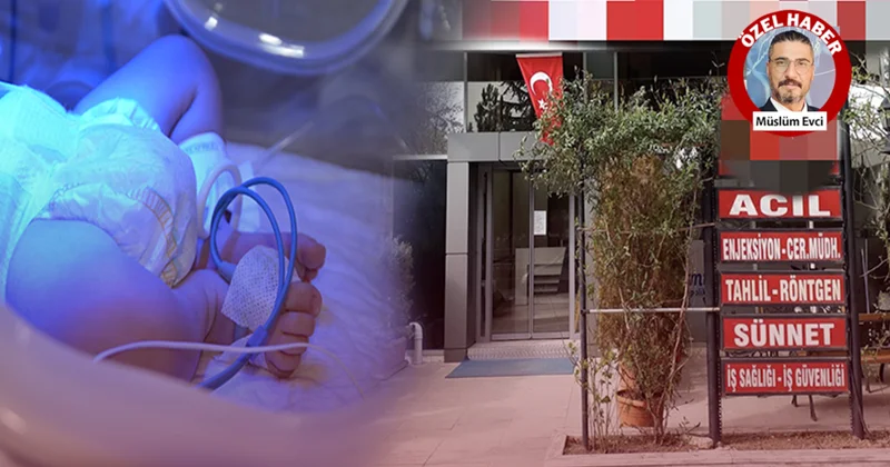 Poliklinikte kan donduran olay: Muhasebecinin sünnet ettiği bebeğin kalbi durdu! Sözcü Gazetesi