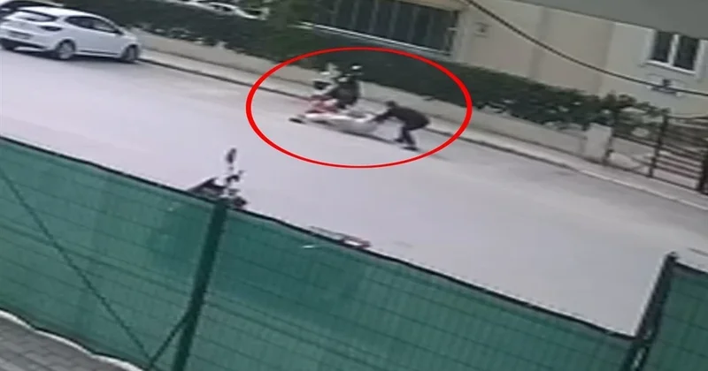 Antalya da Rus koca eşine dehşeti yaşattı! Güvenlik kamerası saldırıyı anbean kaydetti