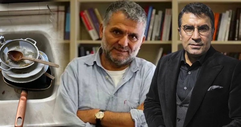 Ressam Ahmet Güneştekin den bulaşık yorumu: Bir dostun evi