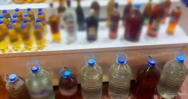Bursa da 227 litre sahte içki ele geçirildi Bursa Haberleri