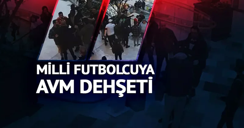 Milli futbolcu AVM de neye uğradığını şaşırdı! Gözü dönen vatandaş silah çekip şemsiye fırlattı