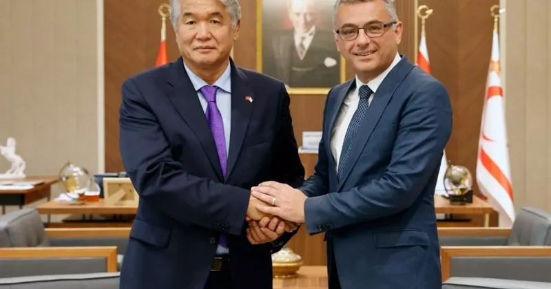 KKTC Cumhurbaşkanı Erhürman, TÜRKSOY Genel Sekreteri Raev’i kabul etti