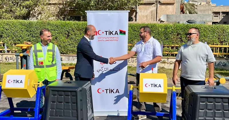 TİKA dan Libya da çevre projesi! Tesisler kuruldu