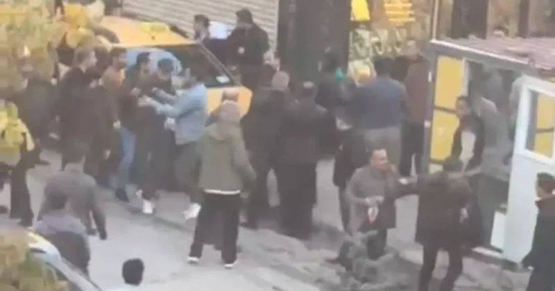 Yüksekova da cadde ortasında çıkan kavgaya polis müdahale etti