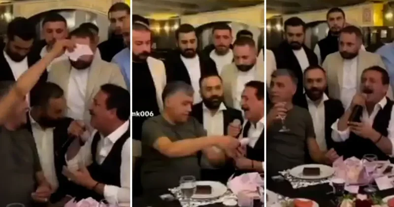 MHP Ankara İl Başkanı, Latif Doğan ın başından aşağı desteyle para yağdırdı