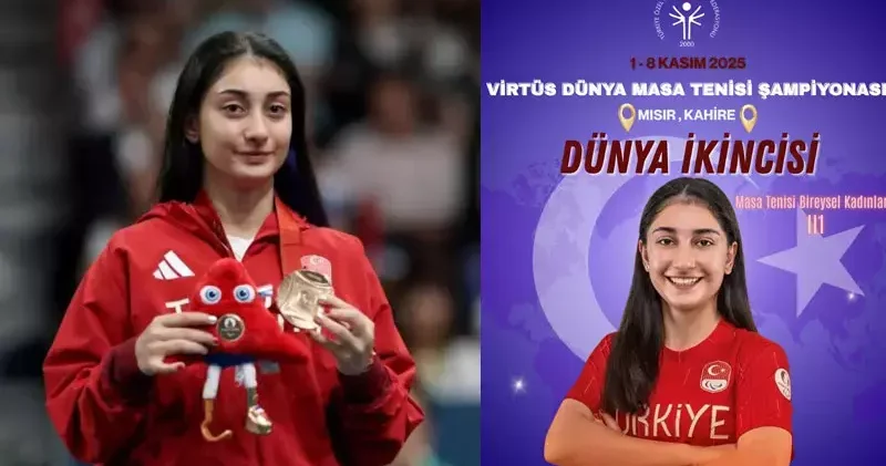 Ebru Acer, VIRTUS Dünya Masa Tenisi Şampiyonası’nda gümüş madalya kazandı