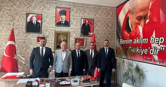 Türk Yerel Hizmet Sen 3 Nolu şube başkanından MHP ye ziyaret Ankara Haberleri