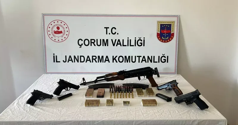 Çorum da kaçak silah ticareti iddiasıyla 1 kişi tutuklandı