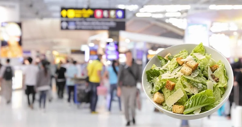 Havalimanında 680 liralık salata isyan ettirdi!