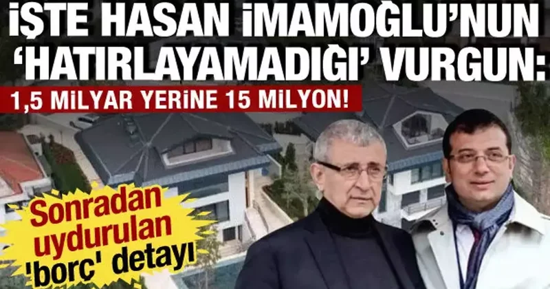 Hasan İmamoğlu milyonluk gayrimenkullerini hatırlamadı! İtirafçılar geçmişte açıklamıştı
