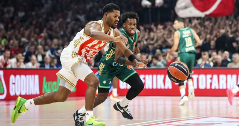 Kızılyıldız, Panathinaikos u farklı mağlup etti! Basketbol Haberleri
