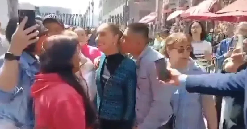 Meksikalı lidere sokak ortasında taciz şoku! Suç duyurusunda bulundu!