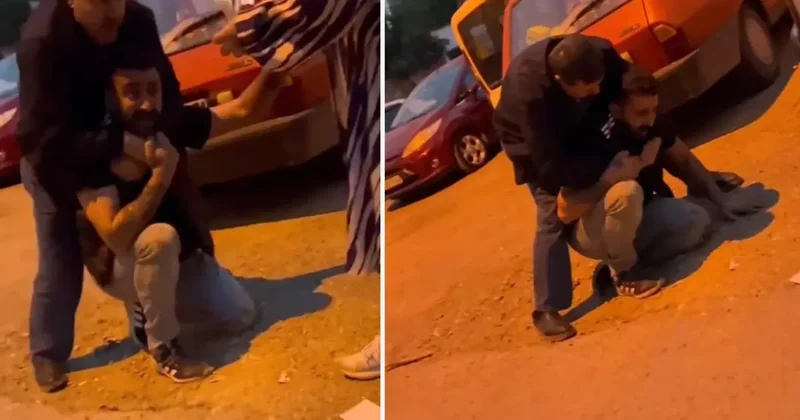 Ev sahibine yakalanan hırsız böyle yalvardı