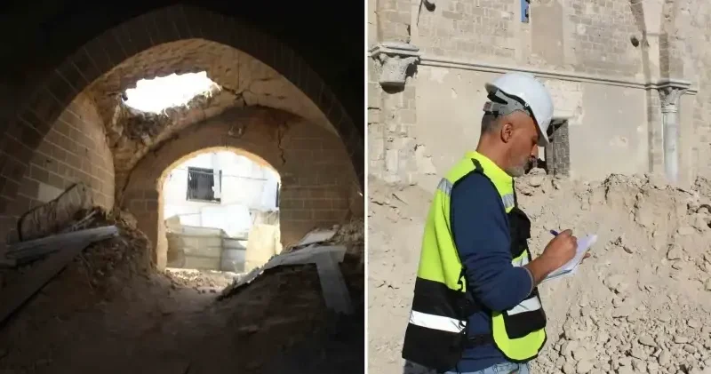 Gazze’nin en eski camisi Büyük Ömer Camii’nde restorasyon çalışması Hayat Haberleri