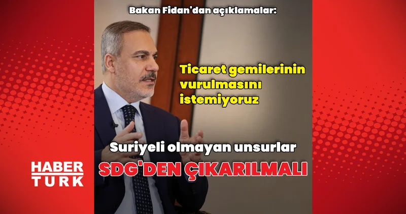 Suriyeli olmayan unsurlar SDG den çıkarılmalı Dış Haberler