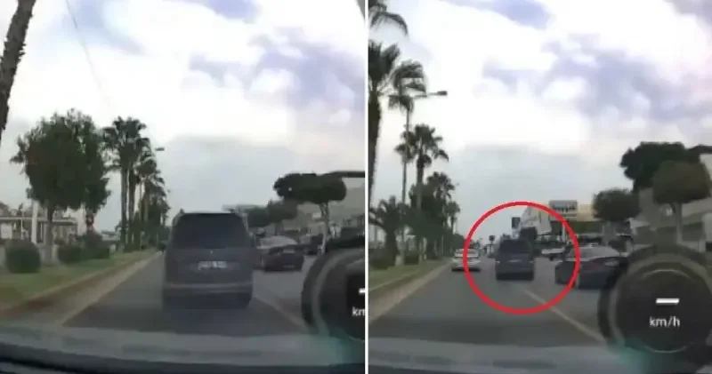 Hafif ticari araçla makas atan sürücü gözaltına alındı Hayat Haberleri