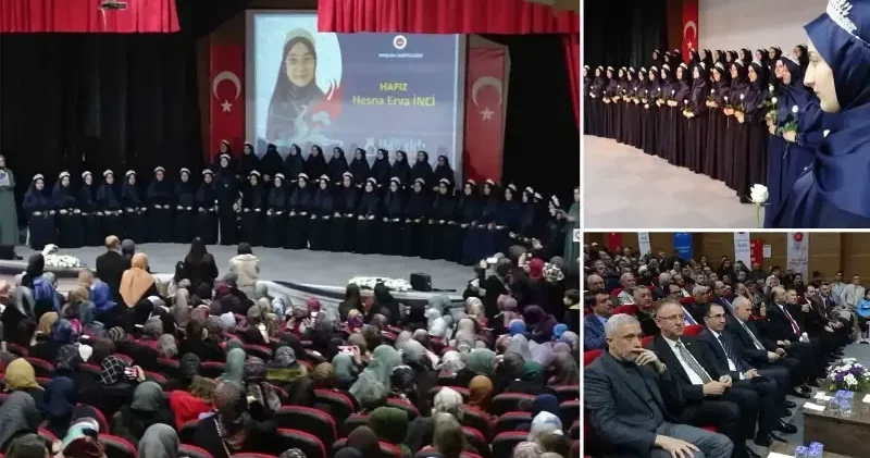 Kütahya Tavşanlı’da 36 kız hafız için görkemli icazet töreni Hayat Haberleri