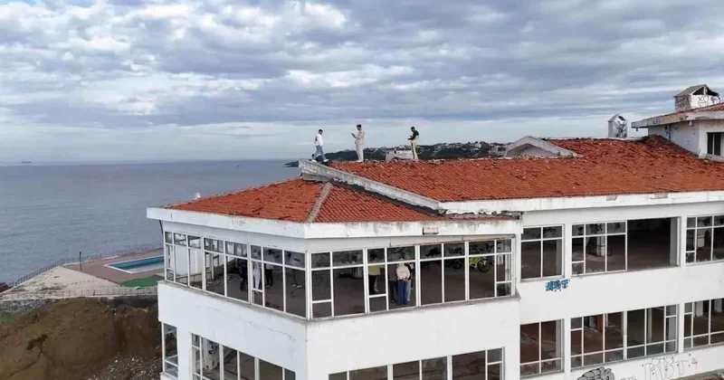 Milyon dolarlık otelin vahim hali! Tinerciler ve hırsızlar mesken tuttu
