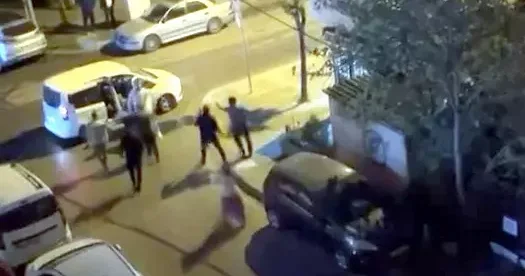 Avcılar da mahalle kavgası kamerada