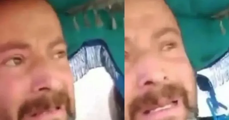 İşten çıkartıldığını söyleyen 5 çocuk babasını belediye önünde kendini yaktı! Canlı yayında yayımladı