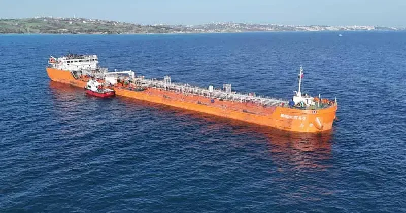 Saldırıya uğrayan Rus tankeri ‘Mıdvolga 2’, Sinop açıklarında incelemeye alındı