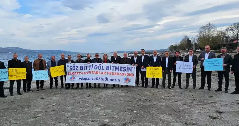 Muhtarlardan kuraklığın etkilediği Sapanca Gölü uyarısı