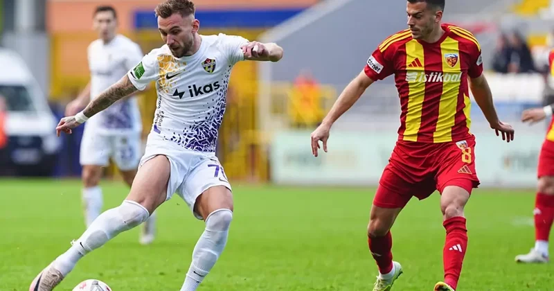 Eyüpspor ve Kayserispor maçında kazanan çıkmadı