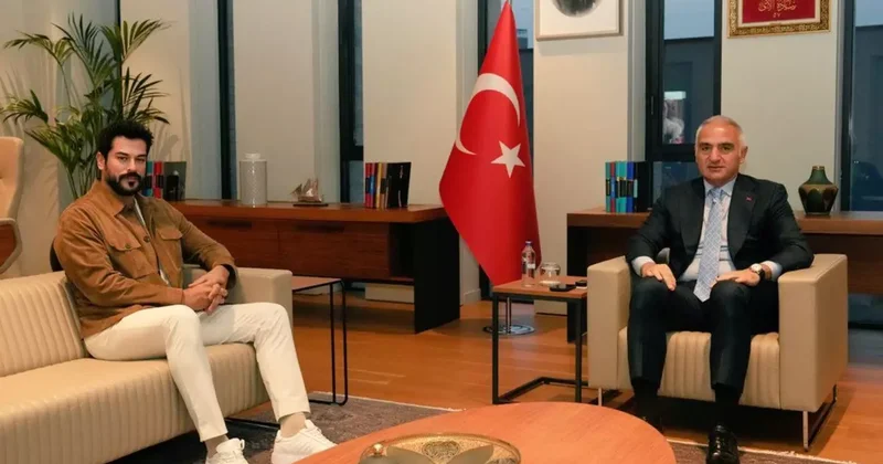 Burak Özçivit’ten Bakan Ersoy’a Ziyaret