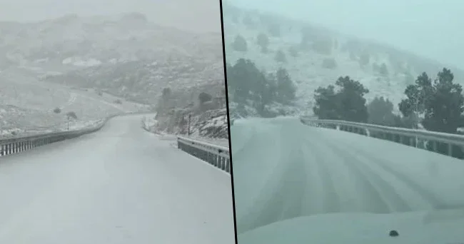 Meteoroloji uyarmıştı! Kar yağışı başladı: Etkisi arttı, her yer beyaza büründü